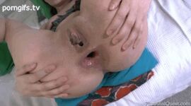 Raunchy Russian Anika Vice Has First Time Anal Sex - Anal Hard Gif