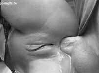 She Is Full - Bbw Spitting Creampie Gif